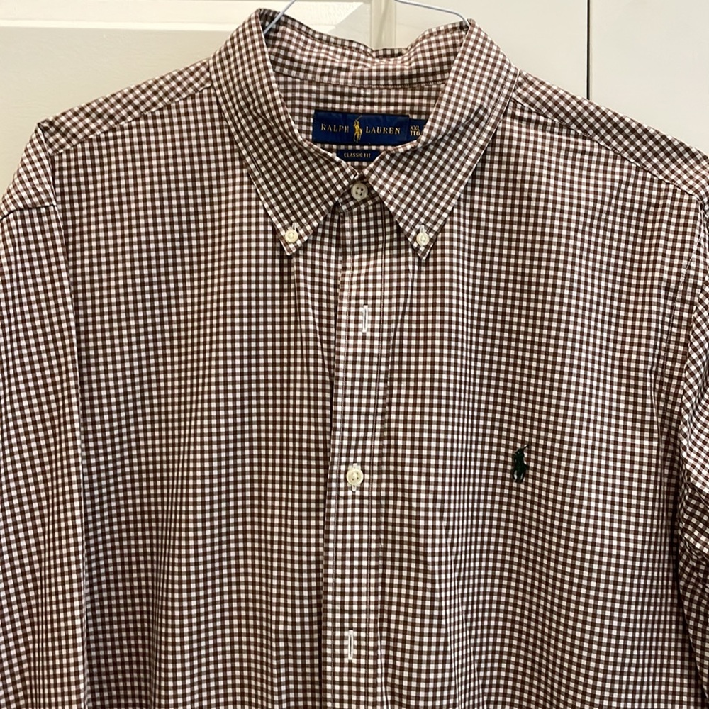 Ralph Lauren Classic Fit long sleeve button down shirt.